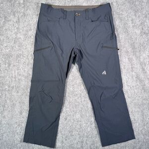 Eddie Bauer First Ascent Cargo Pants Mens 38x30 Measured At 38x26 Blue Outdoor